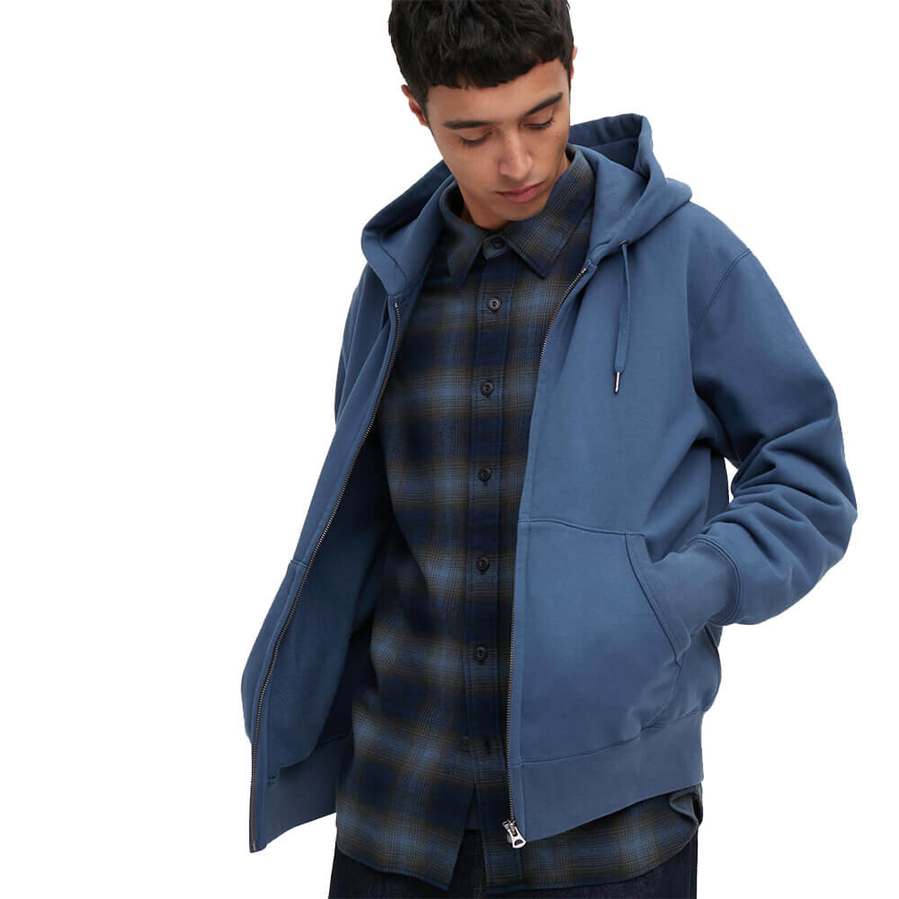 

Толстовка Unisex Sweat Uniqlo, морской, Синий