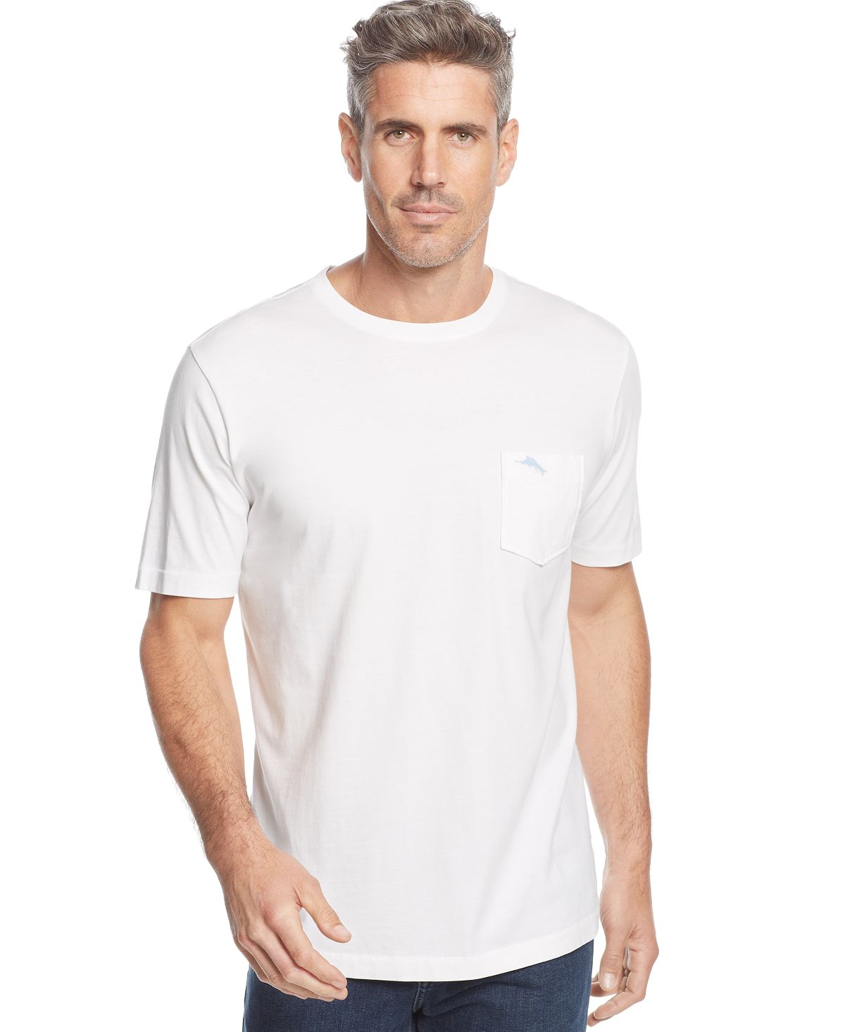 цена Мужская футболка bali sky с круглым вырезом и короткими рукавами Tommy Bahama, белый