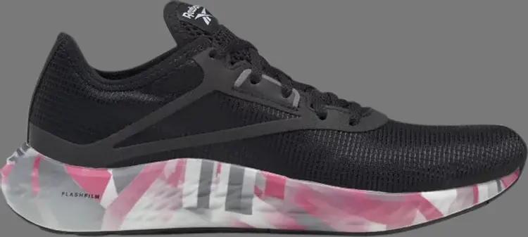 

Кроссовки wmns flashfilm 3 'black proud pink' Reebok, черный