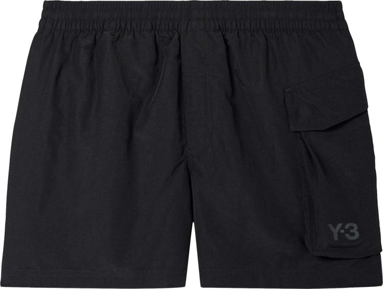 шорты y 3 classic logo swim shorts black черный Шорты Y-3 Classic Utility Swim Short 'Black', черный