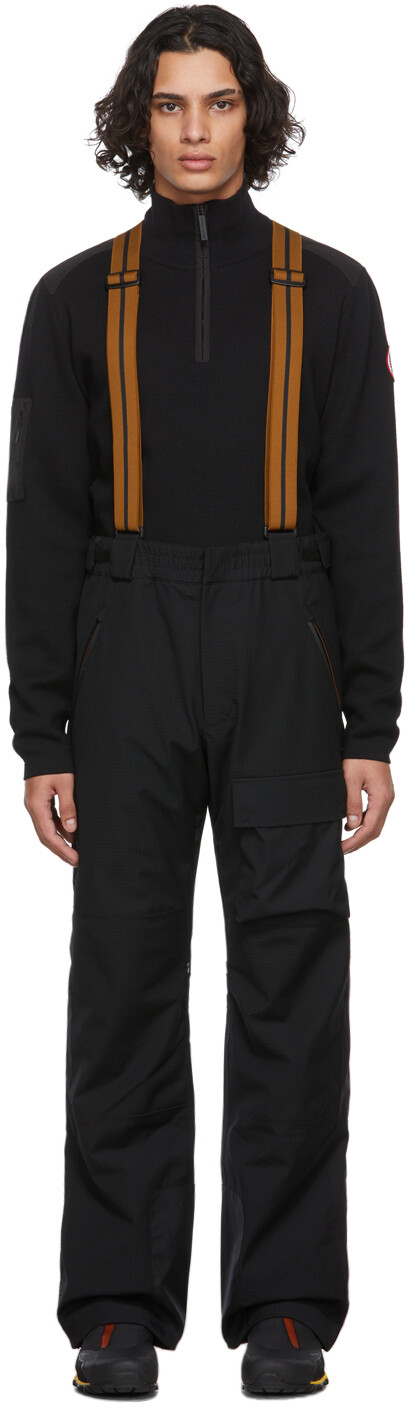 

Черные шерстяные лыжные брюки Outdoor Capsule ZEGNA, Черный