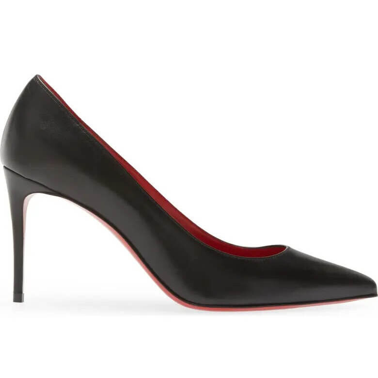 

Туфли-лодочки Christian Louboutin Kate Pointed Toe Patent Leather, черный
