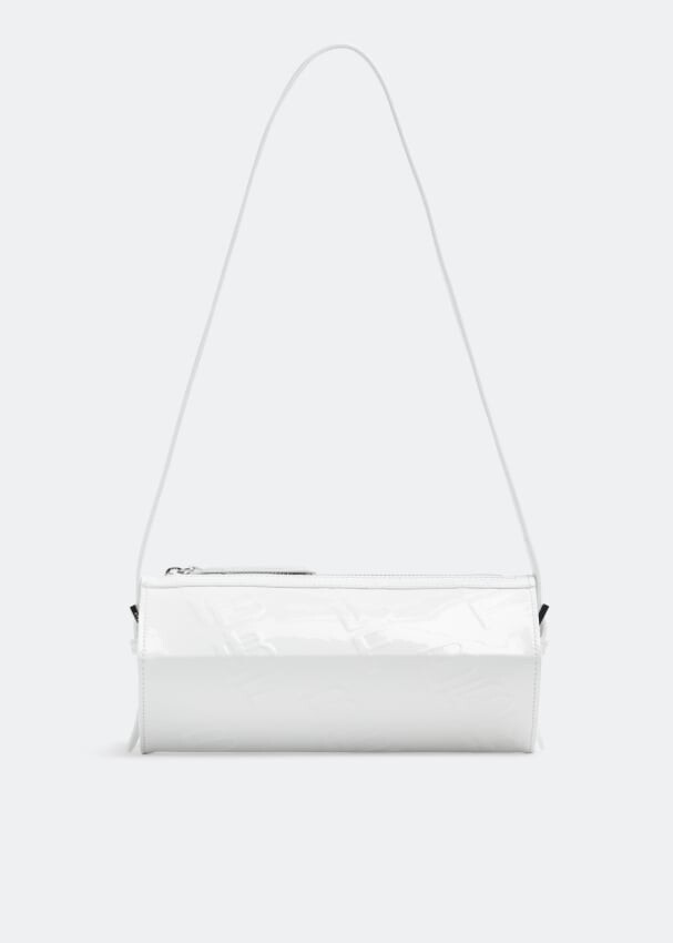 

Сумка BY FAR Karo shoulder bag, белый
