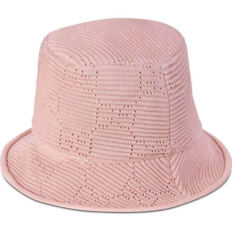 

Шляпа Gucci GG Cable Knit Fedora, розовый