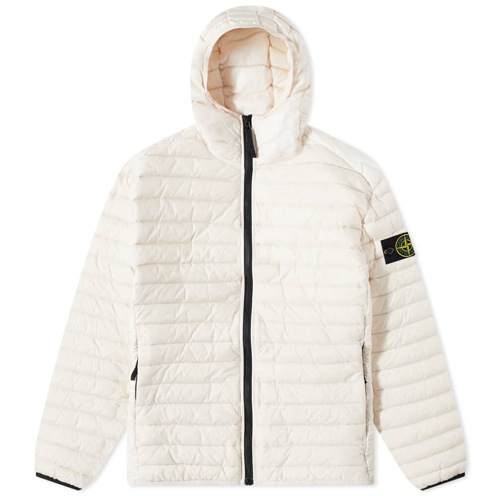 

Легкая пуховая куртка с капюшоном Stone Island, Серый