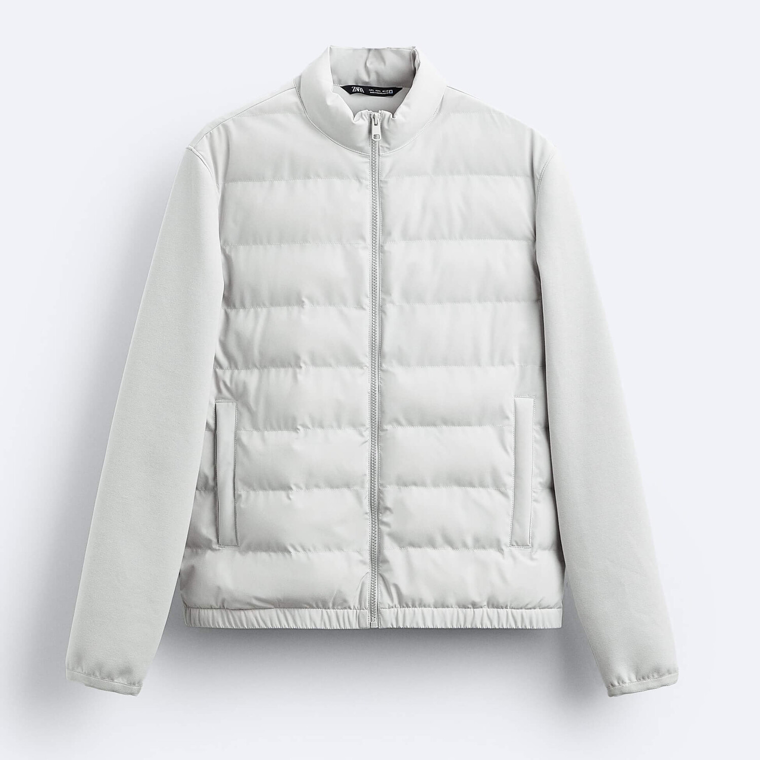 

Легкая утепленная куртка Zara, серый