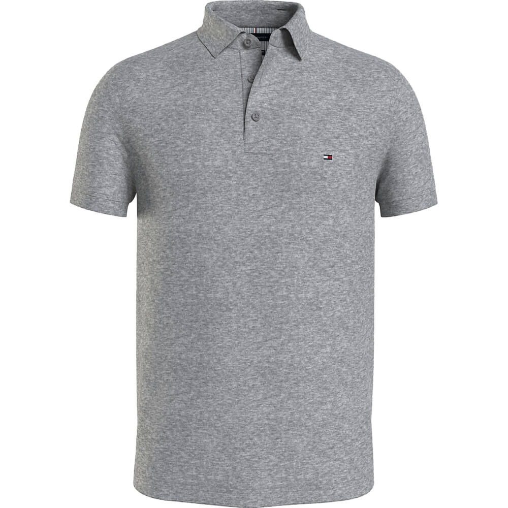 

Поло Tommy Hilfiger Slim Fit 1985, серый