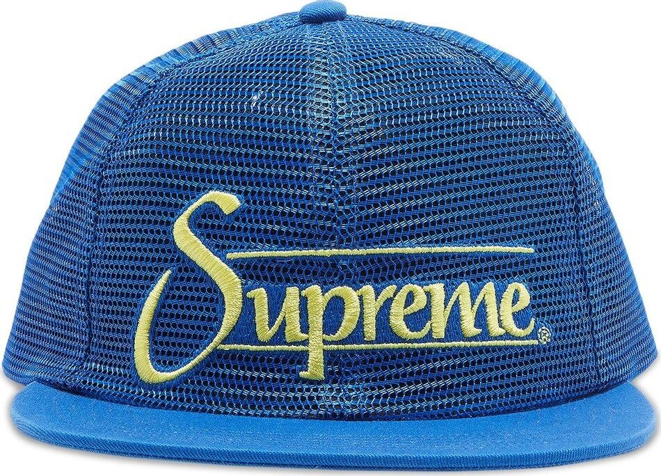 Бейсболка Supreme Mesh 6-Panel, синий бейсболка с вышитым логотипом tierra allsaints мытый черный белый