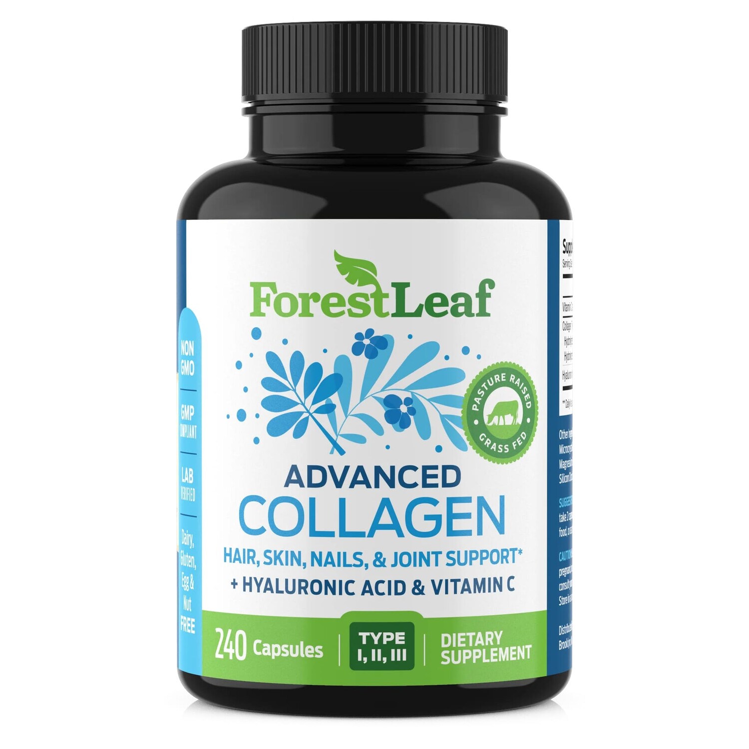 Заказать Коллаген ForestLeaf Advanced Type I, II, III + Hyaluronic Acid ...
