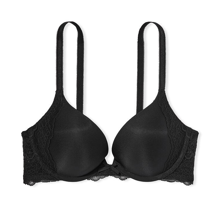 

Бюстгальтер Victoria's Secret Dream Angels Recycled Smooth with Lace, черный