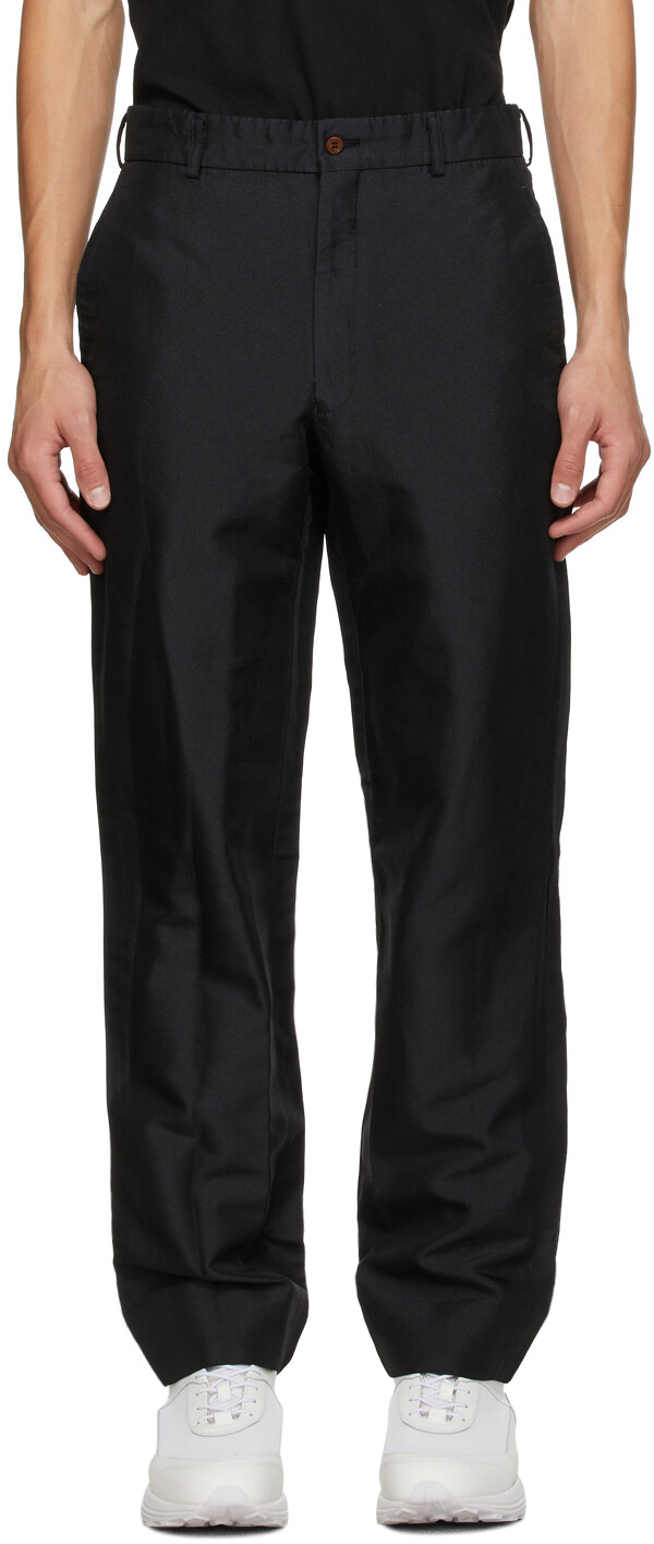 

Черные брюки из твила Comme des Garçons Homme Plus