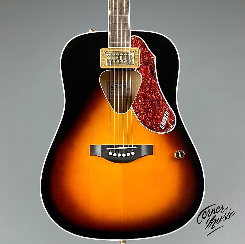 

Дредноут Gretsch G5031 FT Rancher со звукоснимателем Fideli'Tron 2022 Sunburst G5031 FT Rancher Dreadnought with Fideli'Tron Pickup