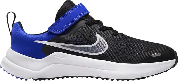 

Кроссовки Nike Downshifter 12 PS 'Black Racer Blue', черный