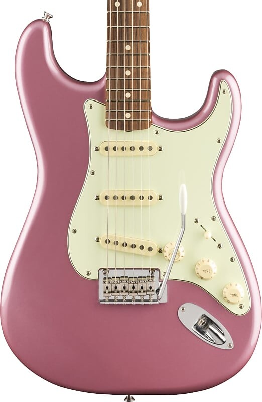 

Fender Vintera '60s Stratocaster Modified - накладка на гриф Pau Ferro, цвет Burgundy Mist Metallic