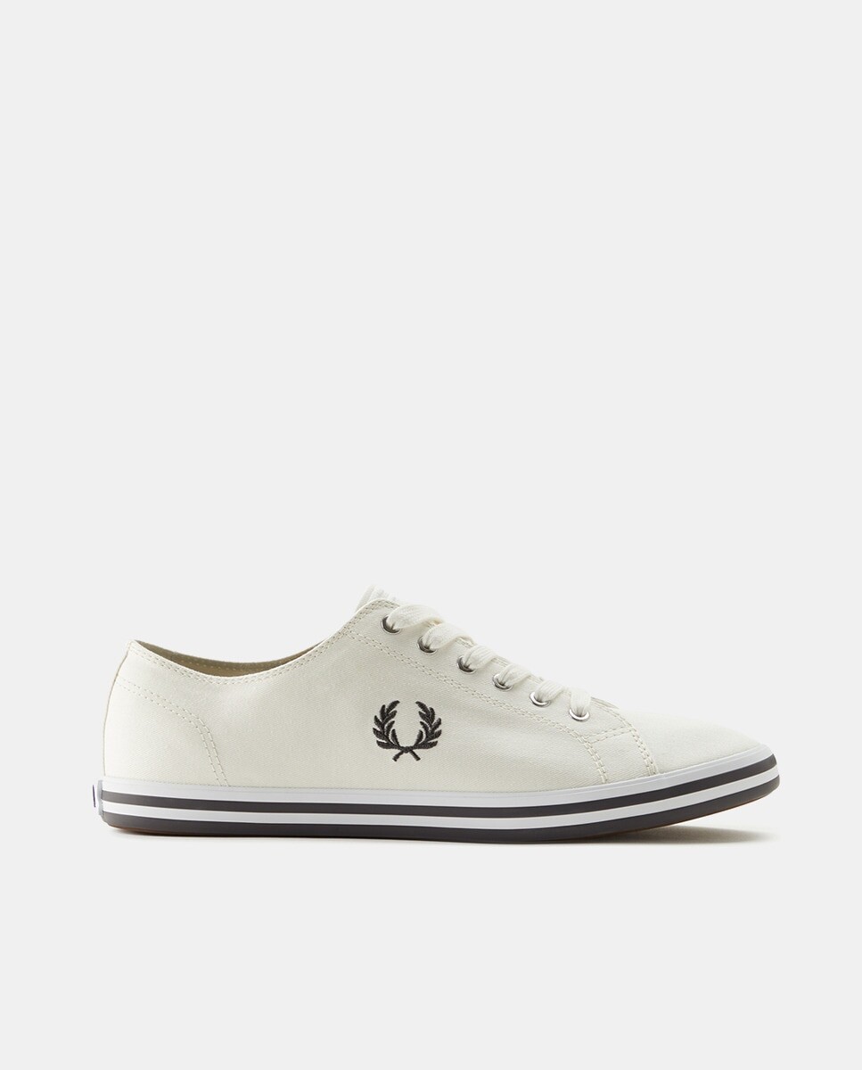 

Мужские низкие кеды Kingston из парусины с логотипом Fred Perry, белый