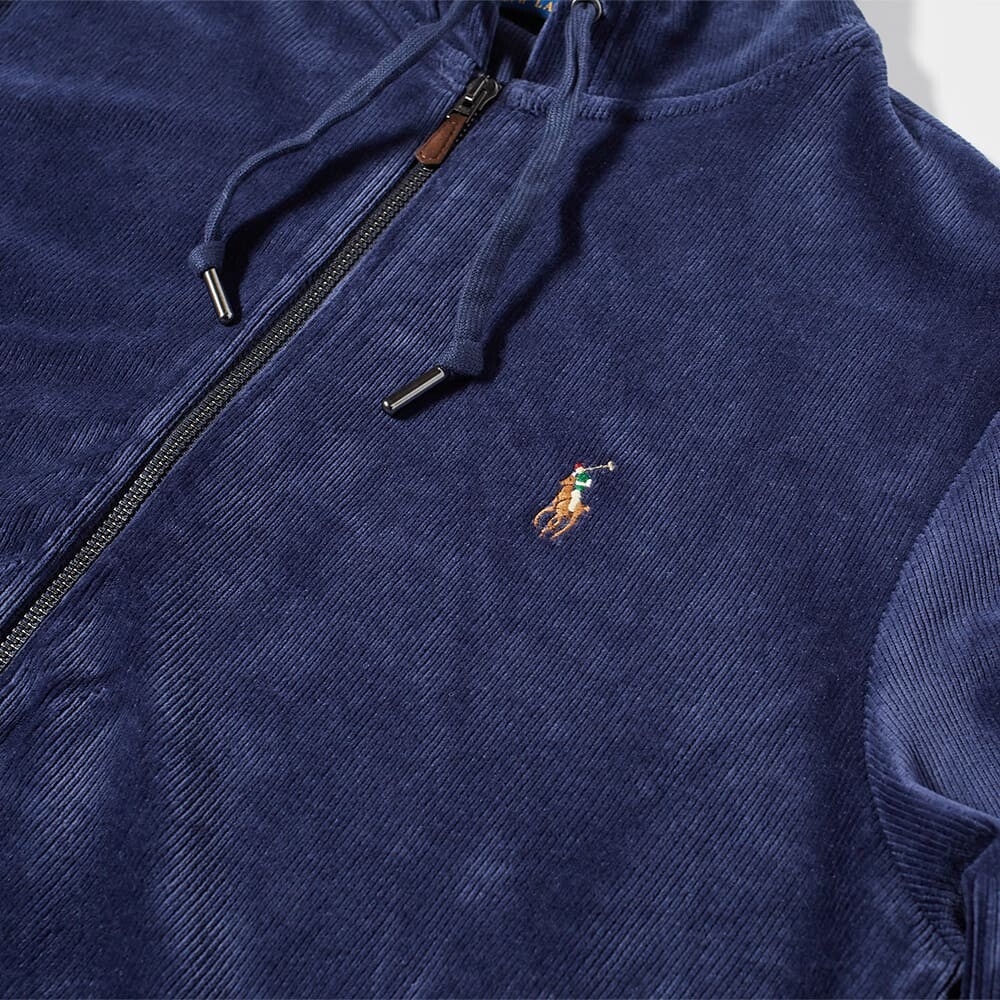 

Толстовка Polo Ralph Lauren Cord Zip Hoody, Синий