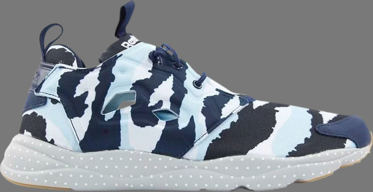 Кроссовки furylite gm 'cloud pack - blue camo' Reebok, синий - фото