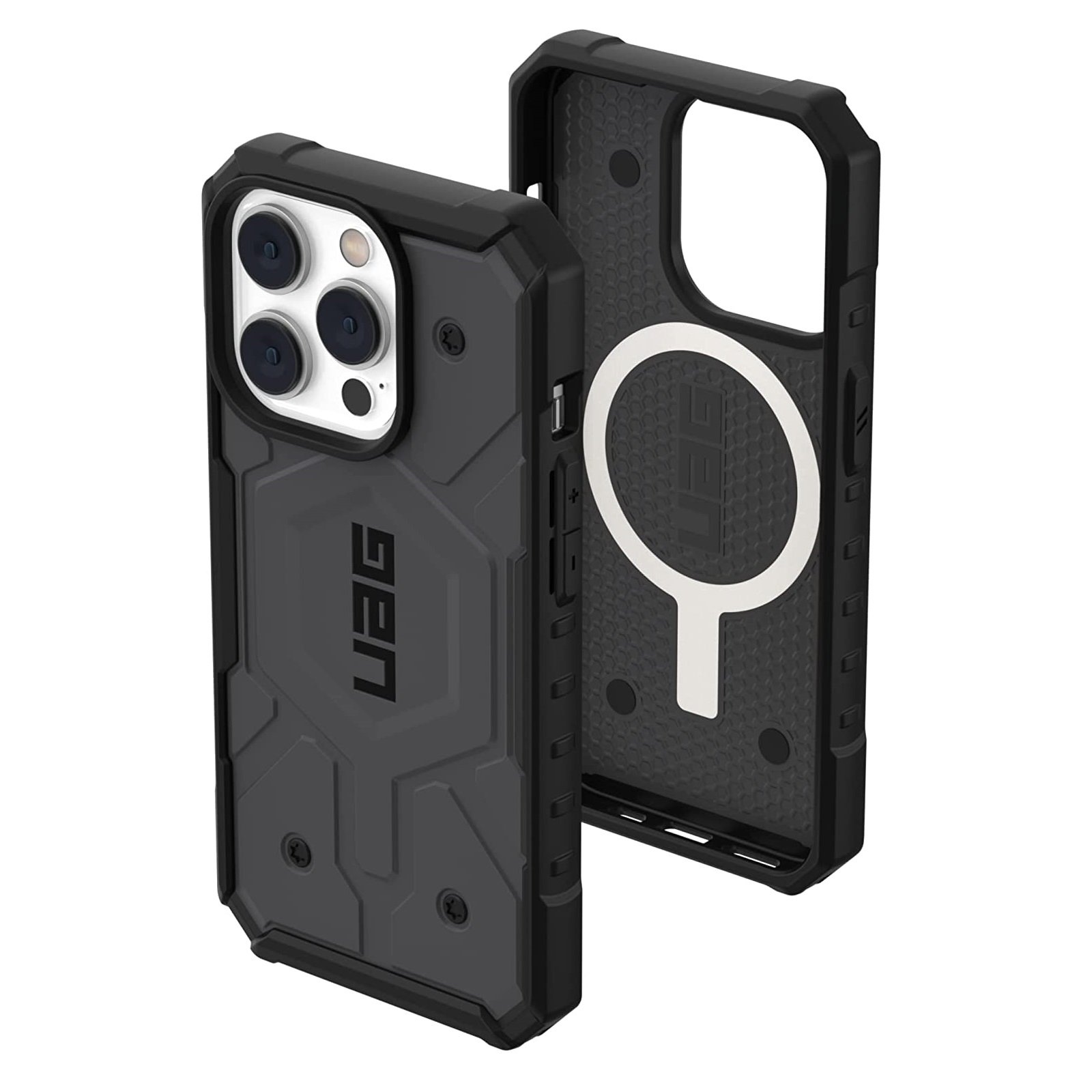 Чехол UAG Pathfinder iPhone 14 Pro, Silver - фото