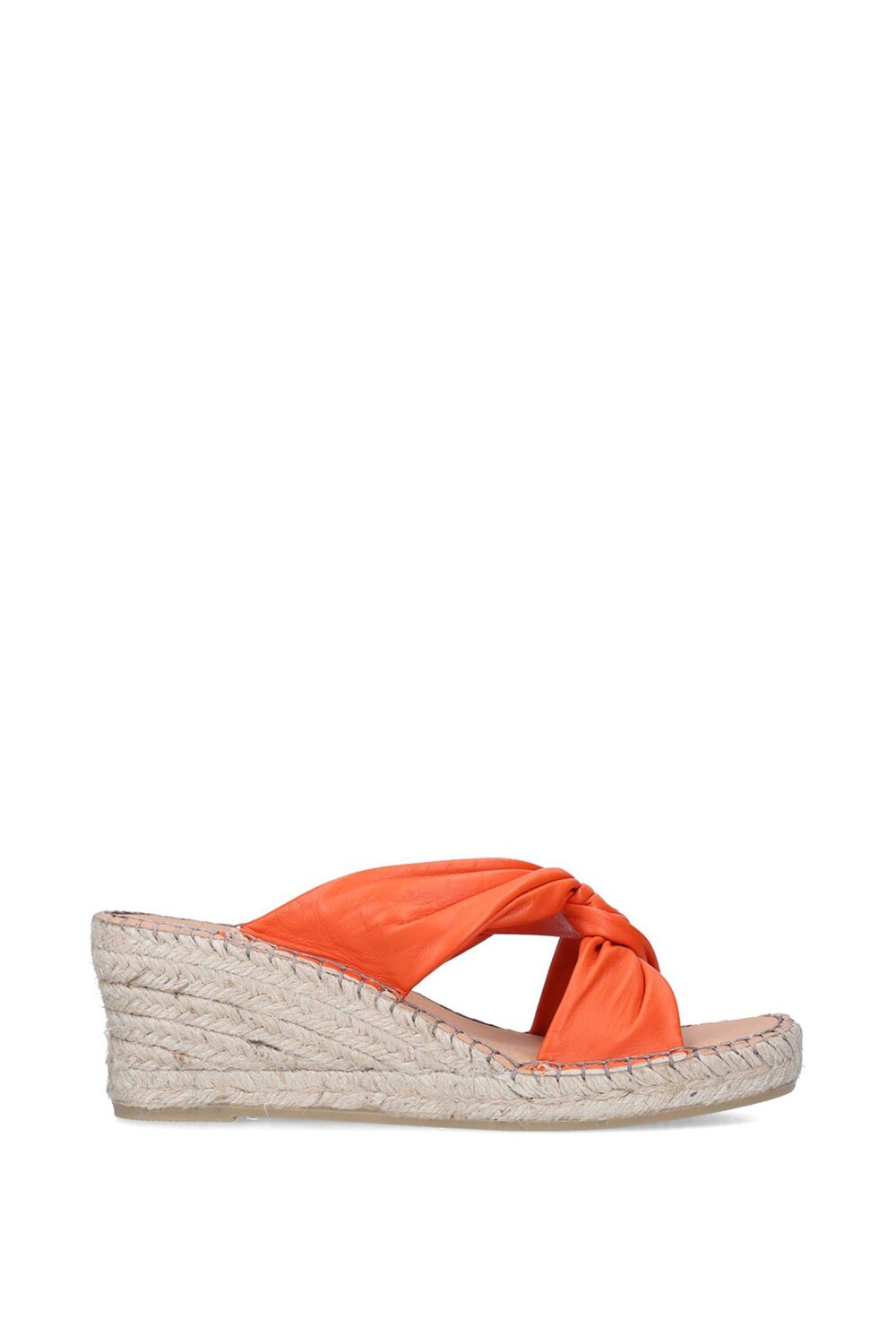 

Кожаные сандалии Twist Carvela, оранжевый