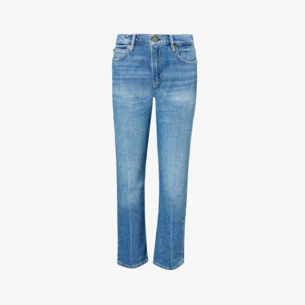 

Расклешенные джинсы средней посадки le crop mini boot Frame, цвет bernadette