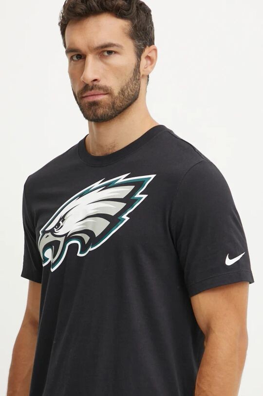 

Хлопковая футболка Philadelphia Eagles Nike, черный