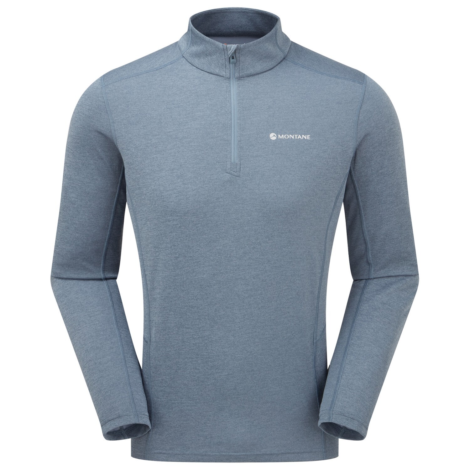 Функциональная рубашка Montane Dart Zip Neck, цвет Stone Blue