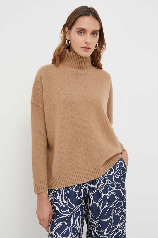 

Шерстяной свитер Weekend Max Mara, коричневый