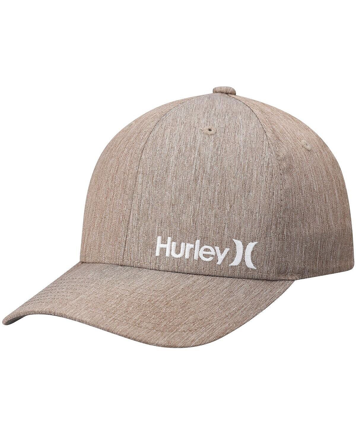 

Мужская коричневая фактурная шляпа Flex Fit Corp. Hurley