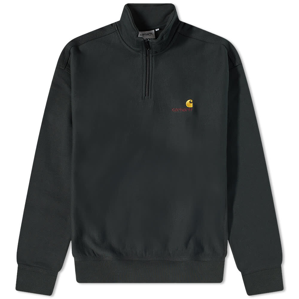 

Толстовка Carhartt WIP Half Zip American Script Sweat, Серый