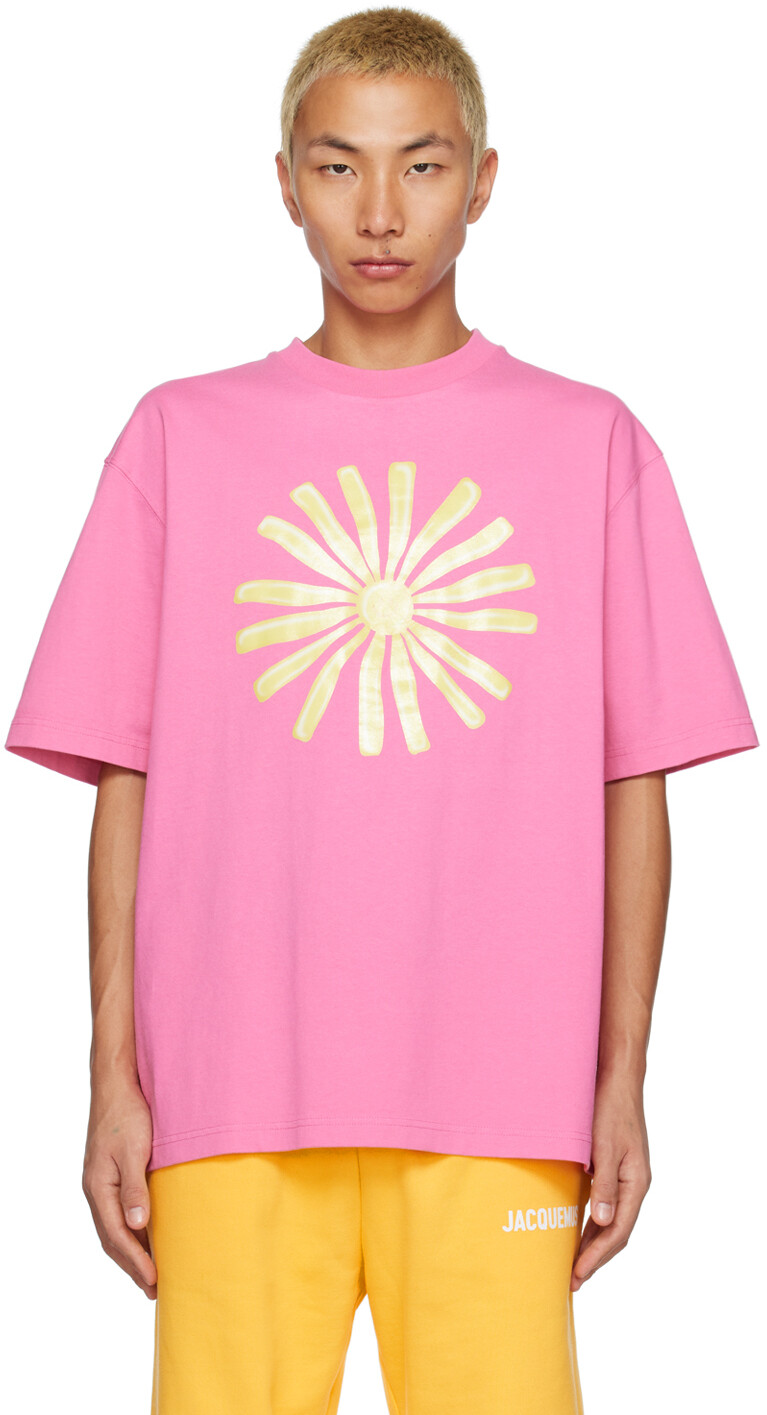 

Розовая футболка Le T-Shirt Soleil Jacquemus, Розовый