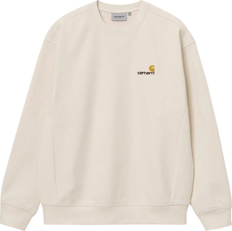 

Толстовка Carhartt WIP American Script Sweatshirt 'Natural', кремовый, Бежевый