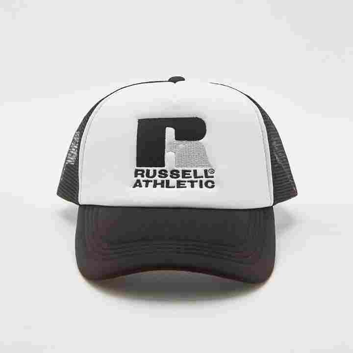 

Бейсболка Russell Athletic by P&B Trucker, белый/черный