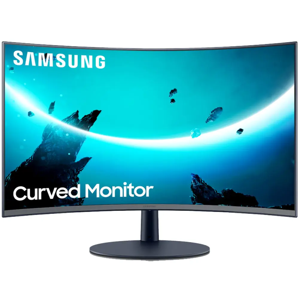 

Монитор Samsung C27T550FDC 27" 75Гц с изогнутой поверхностью