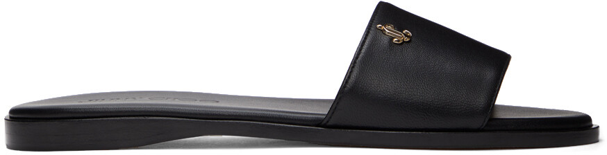 

Черные сандалии на плоской подошве Minea Jimmy Choo