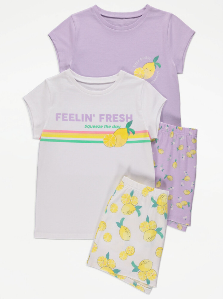

Набор из 2 коротких пижам Lemon Feelin' Fresh George.