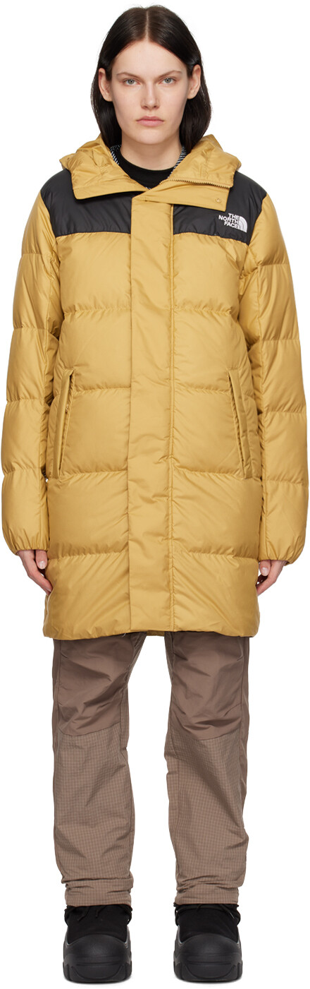 

Желтый пуховик из гидреналита The North Face