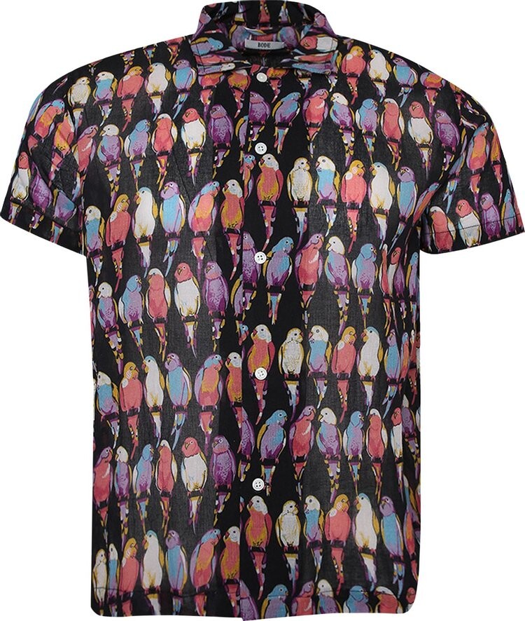

Рубашка Bode Parakeet Short-Sleeve Shirt 'Multicolor', разноцветный