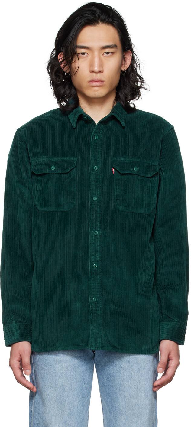 

Зеленая рабочая рубашка Джексона Levi's
