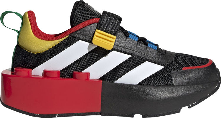 Кроссовки Adidas LEGO x Tech Runner EL Little Kid 'Shock Blue Red', синий - фото