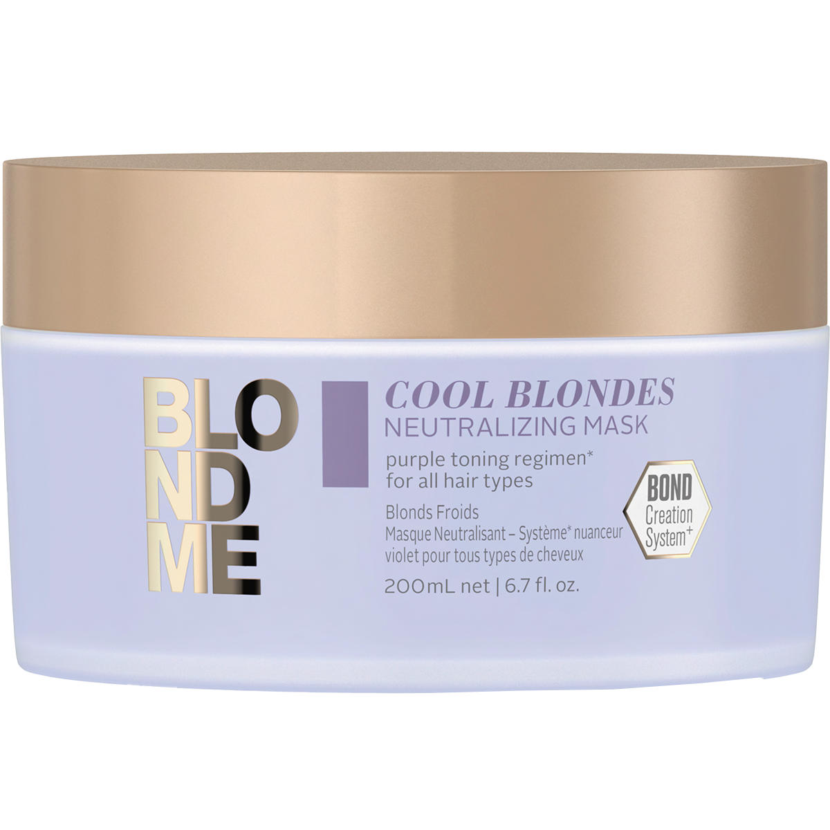 Schwarzkopf Professional BlondMe Cool Blondes Нейтрализующая маска для светлых волос, 200 мл