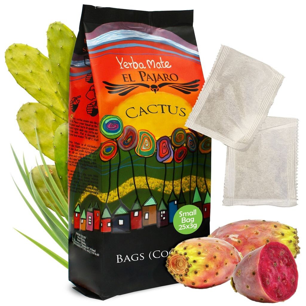 

EL PAJARO Чай Cocido yerba mate 25x3 - Yerba Mate Tea Cactus 75г