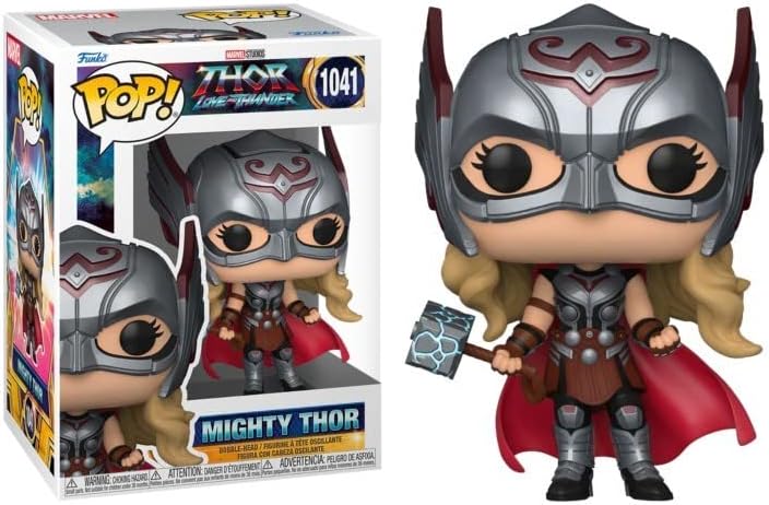 Фигурка Funko Pop! Marvel Thor: Love and Thunder - Mighty Thor фигурка funko головотряс thor love and thunder pop gorr’s daughter exc 64208