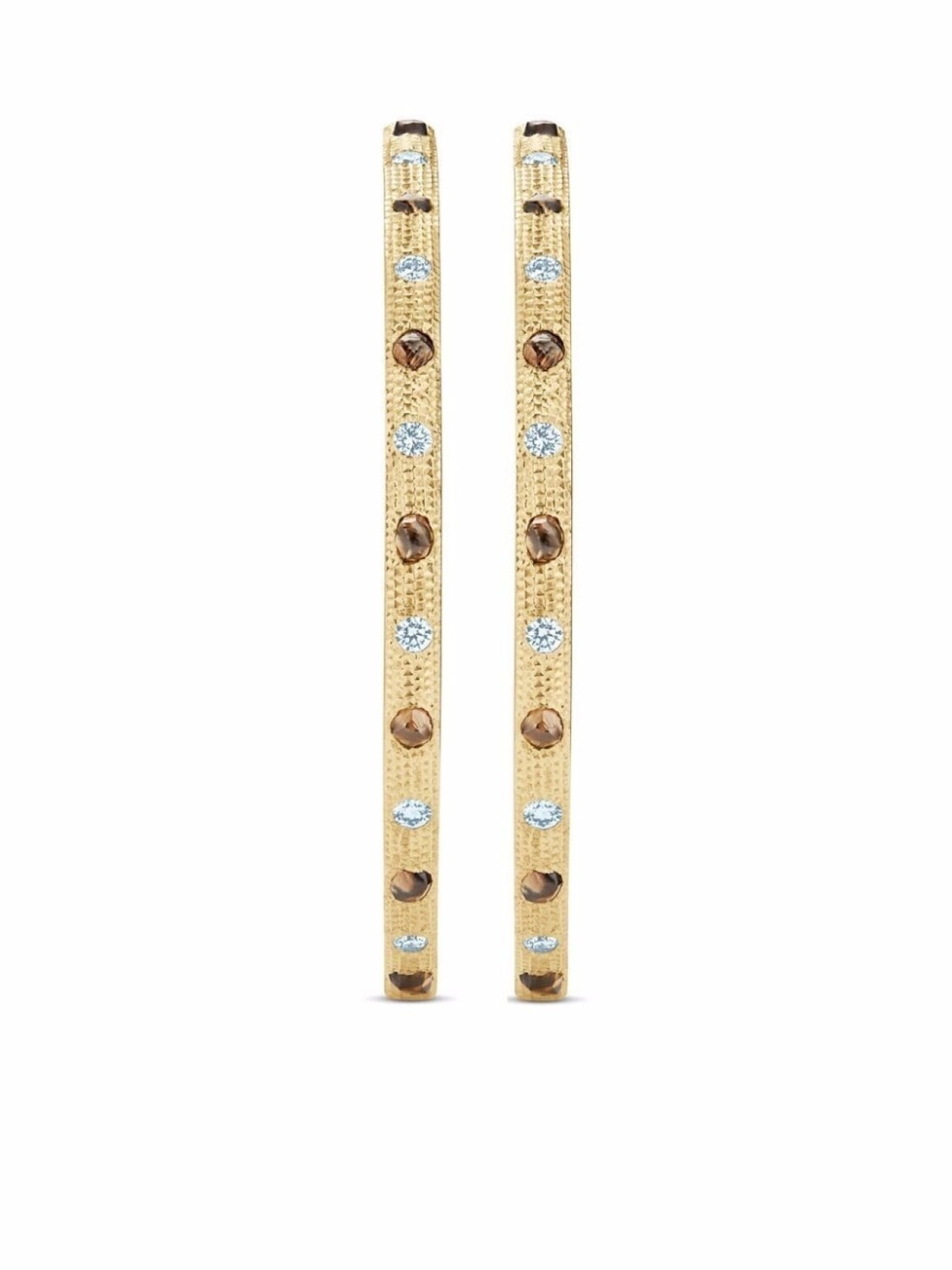 

Серьги-кольца Talisman из желтого золота с бриллиантами De Beers Jewellers, золотой