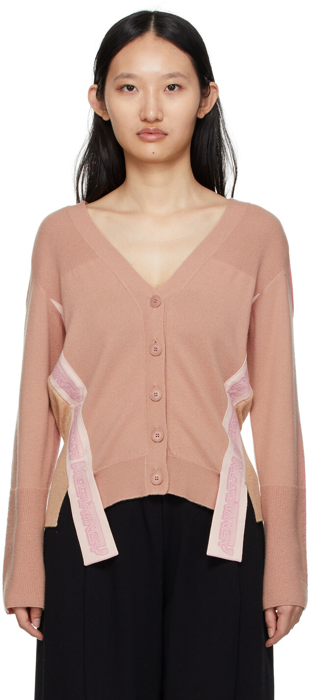 

Розовый и бежевый кардиган в тон Stella McCartney