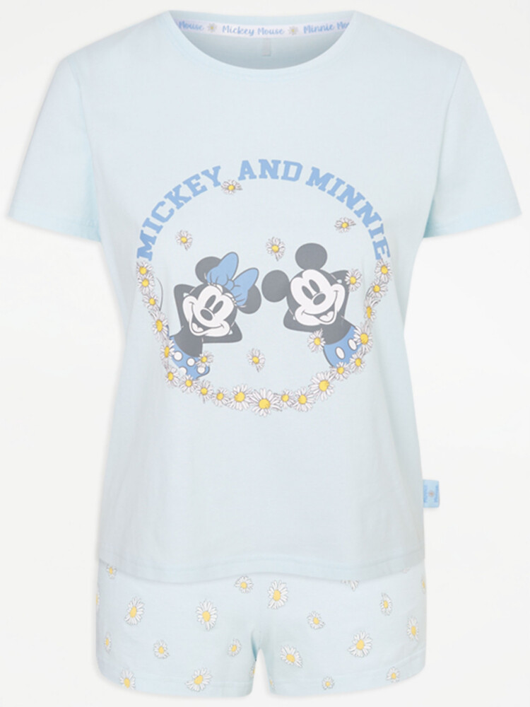

Синяя короткая пижама Disney Mickey & Minnie Mouse George., синий