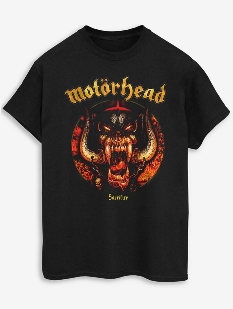 

Черная футболка с принтом для взрослых NW2 Motorhead Sacrifice George., черный