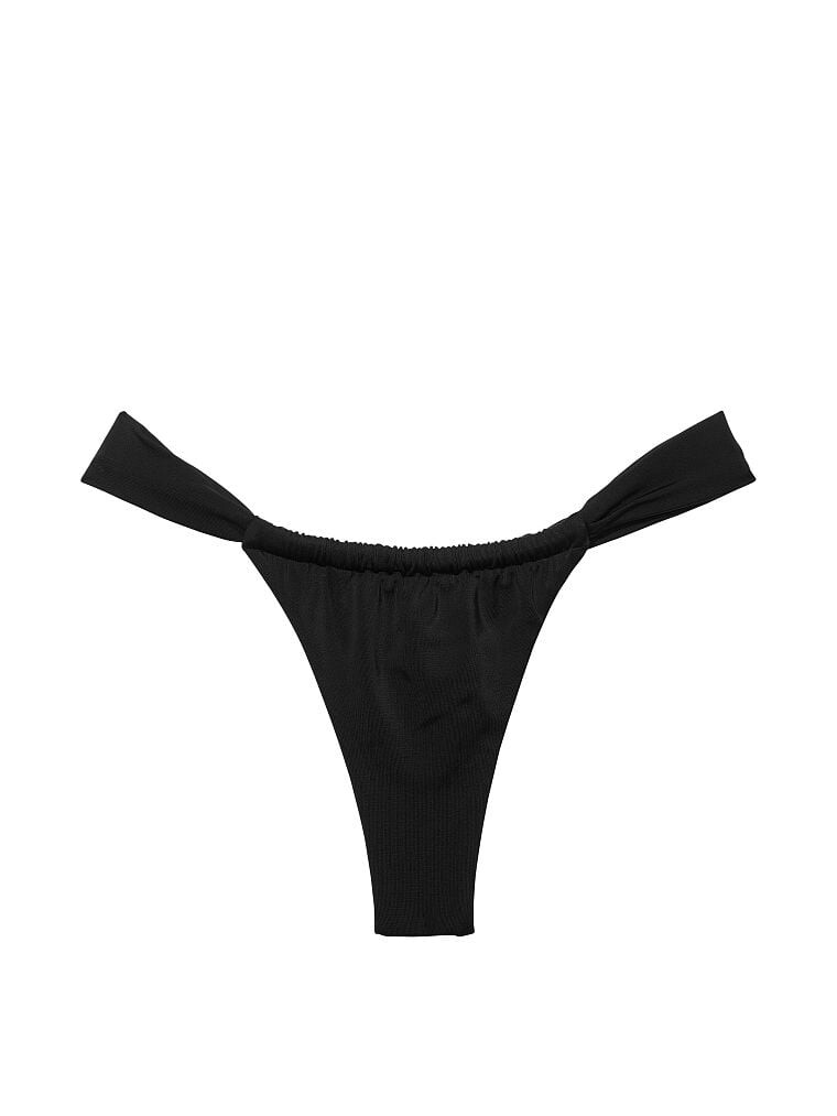 

Плавки бикини Victoria's Secret Swim Twist Thong, чёрный