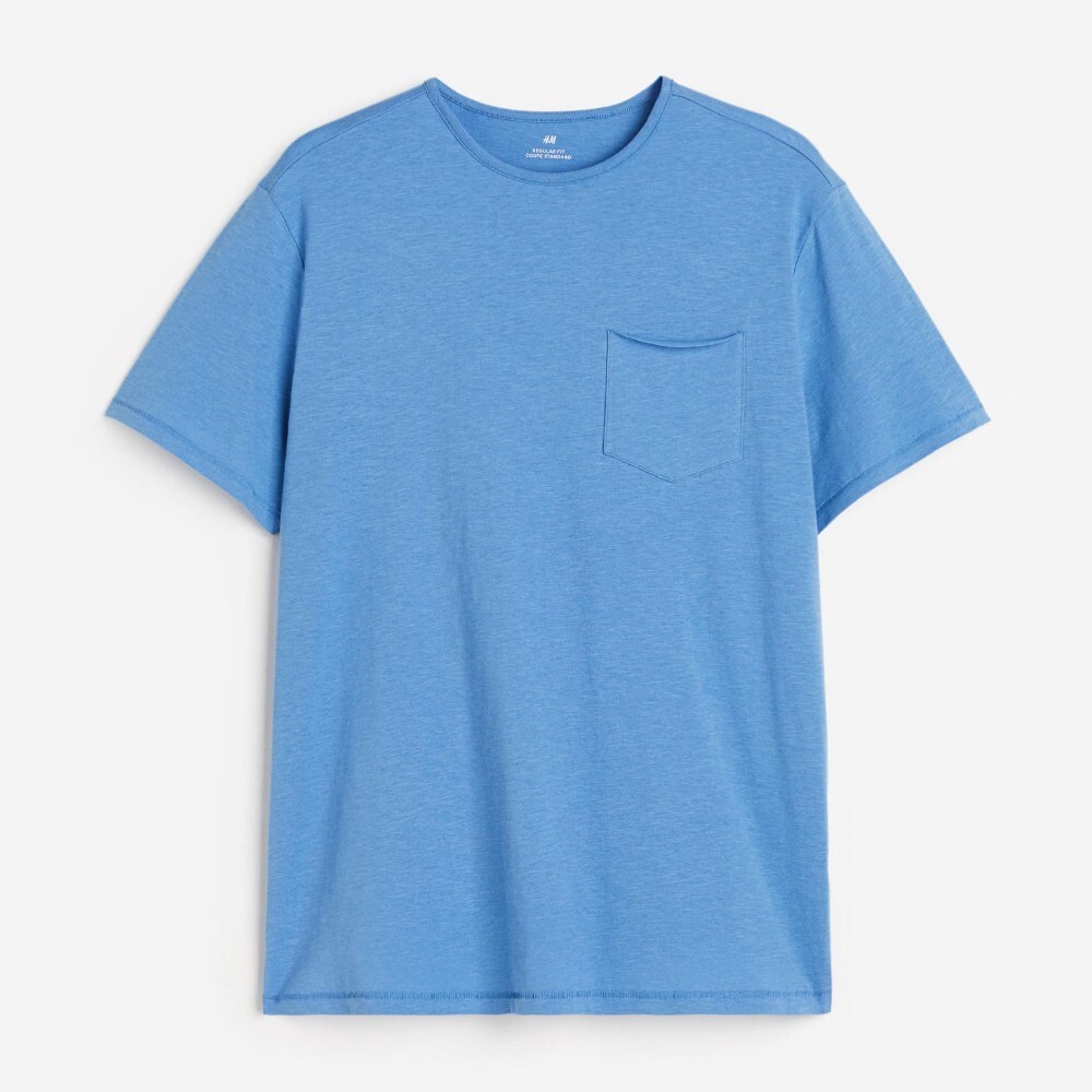 

Футболка H&M Regular Fit, синий