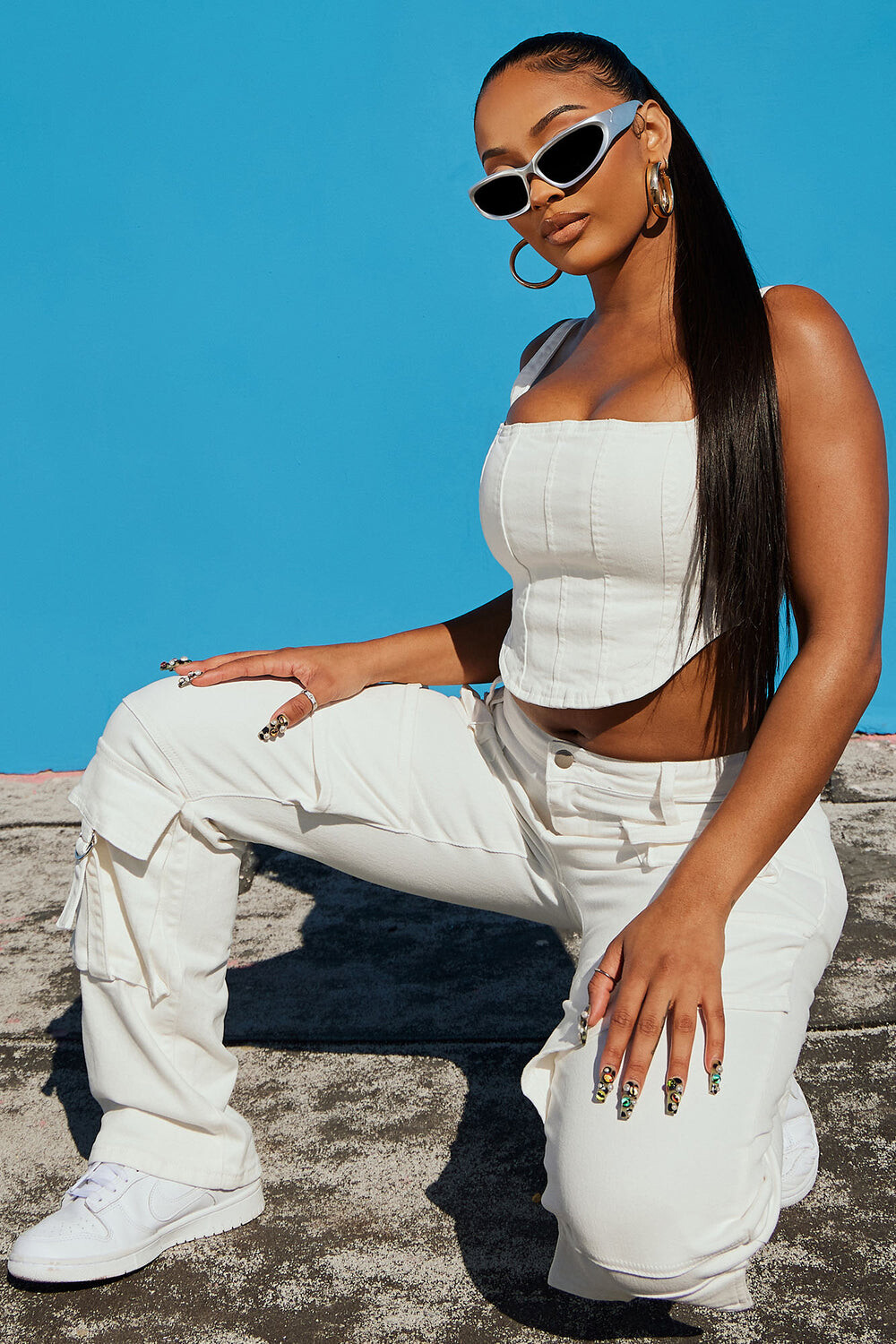 

Джинсы Fashion Nova TT06D, белый