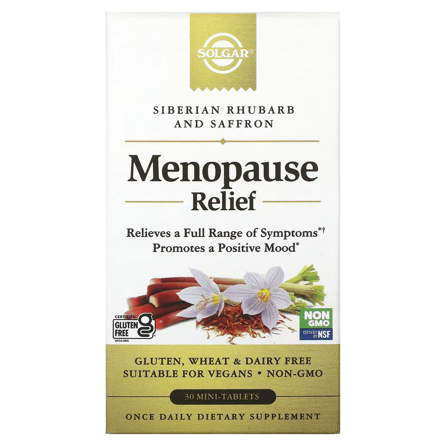 

Solgar, Menopause Relief, 30 мини-таблеток